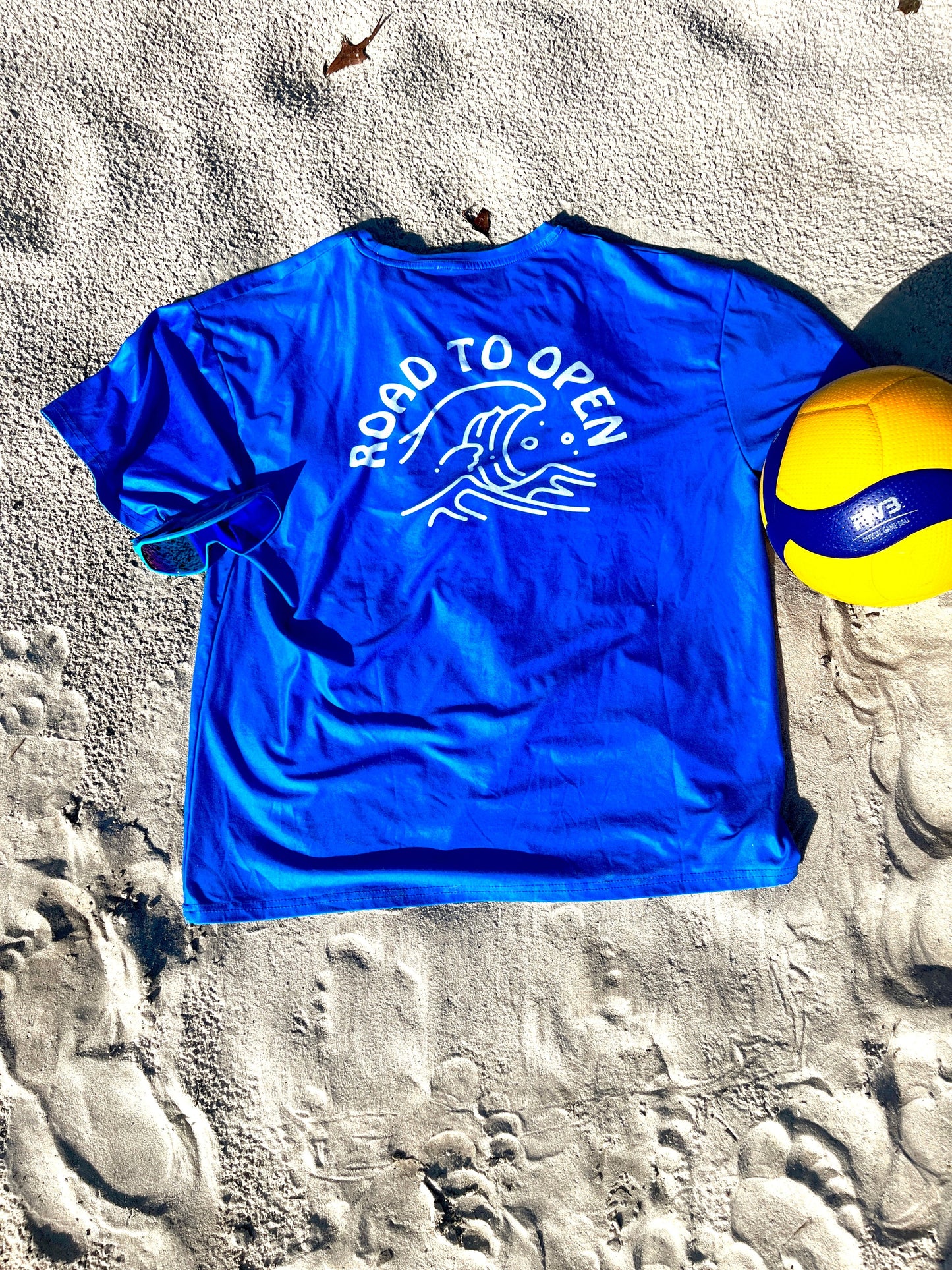 Blue Dri-Fit Road To Open Shirt Road To Open